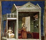 GIOTTO di Bondone Annunciation to St Anne oil